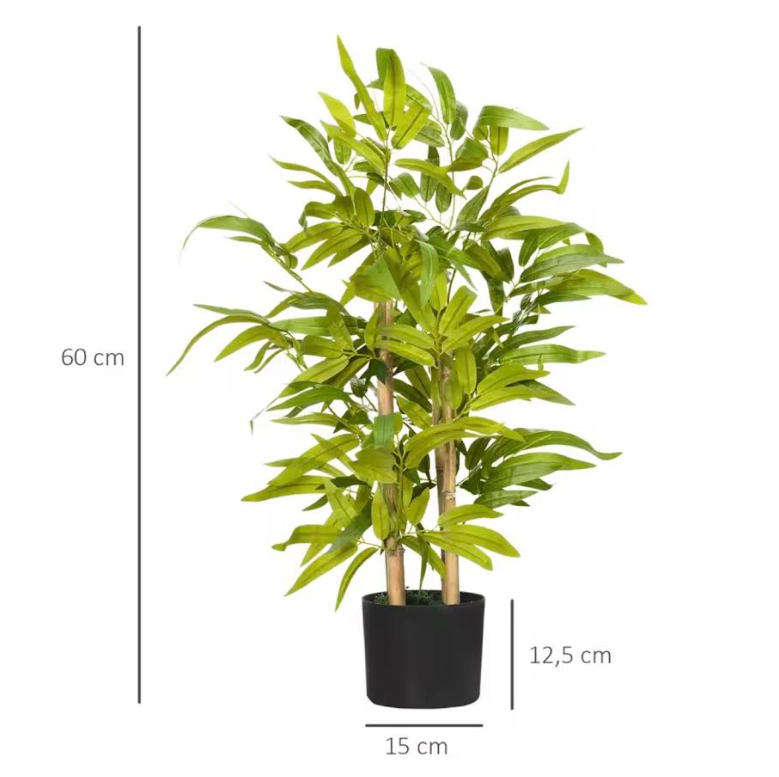 Bambou artificiel en pot